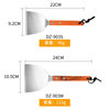Cross-border stainless steel teppanyaki grilled steak spatula wooden handle multi-purpose pizza elastic cleaning cooking shovel tool suit