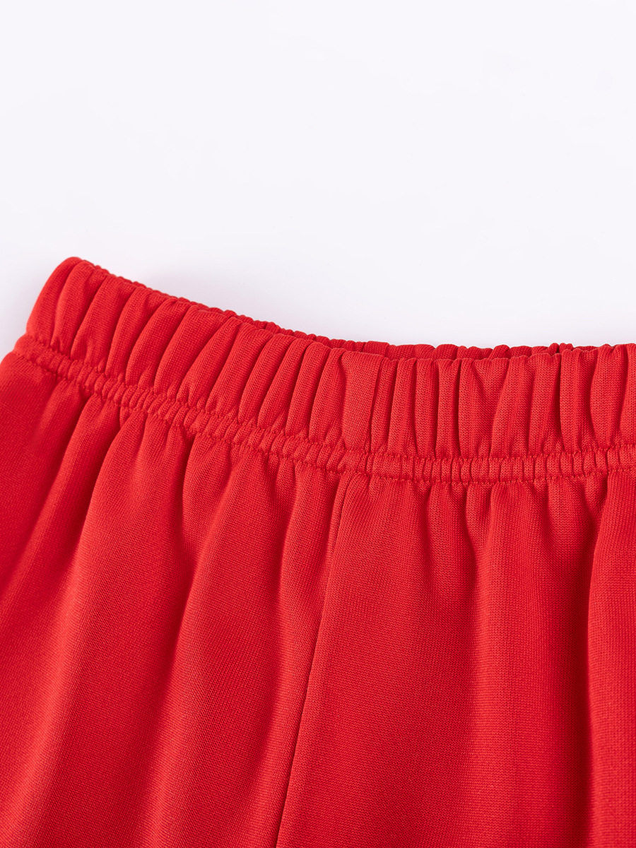 Girls' Cute Autumn Heart Set, Long-Sleeve Kids' Outfit