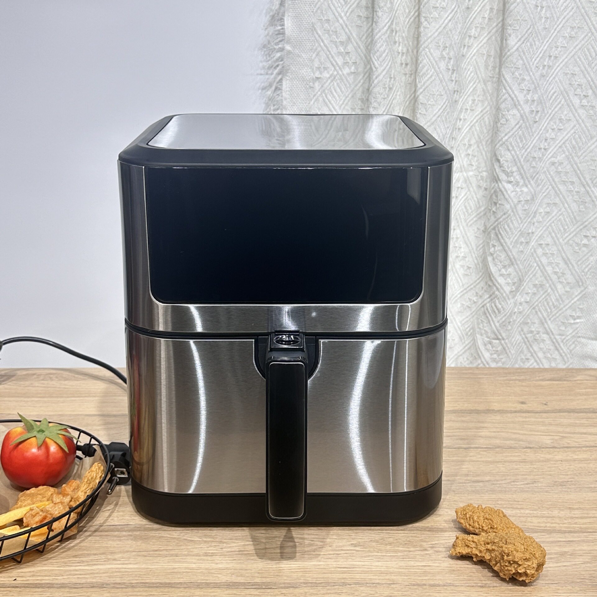 air fryer不锈钢可视空气炸锅电脑款智能家用12L大容量薯条机