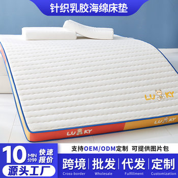 New Adult Antibacterial Latex Memory Mattress Maternal and Infant Grade Student Dormitory Home Thickened Soft Cushion Mattress Wholesale