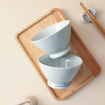 Creative High-Temperature Ceramic Tableware and Dishes Set Internet Celebrity Household Hand-Painted Bowls and Plates Tall Noodle Bowls Soup Bowls Deep Plates