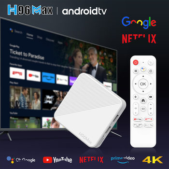 H96Max H313 Set-Top Box Android 14 Bluetooth Wifi6 Tv Box 4K Atv Voice Tv Set-Top Box