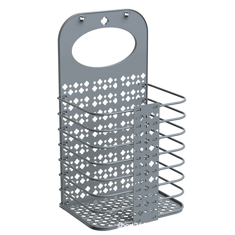 Bathroom Toilet Dirty Clothes Storage Box Foldable Wall Hanging Dirty Clothes Basket Household Dormitory Hanging Storage Basket