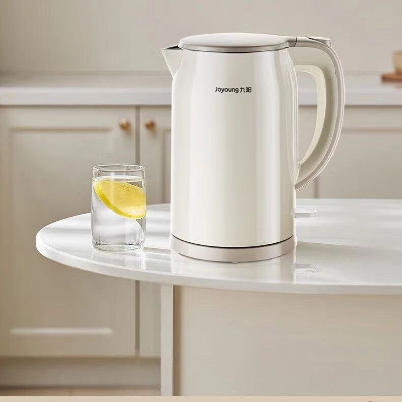 Suitable for Joyoung Electric Water Kettle K17Fd-W160 Electric Water Kettle 1.7L Double-Layer Anti-Scalding 304 Stainless Steel Water Kettle