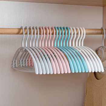 Hanger household hanging clothes without trace anti-shoulder angle drying hanging shelf cold clothes support Hook non-slip adult