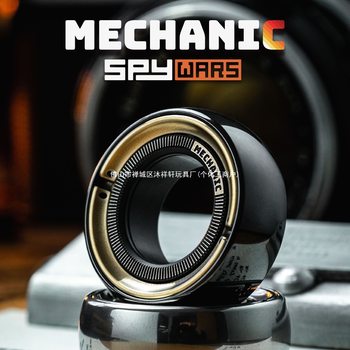 mechanic c paragraph ring fingertip gyro ratchet decompression ring finger toy edc