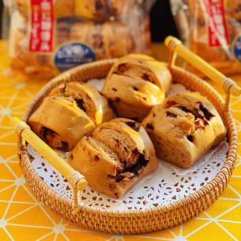 Factory wholesale Shuhui shredded brown sugar steamed buns 4*65 g/bag quick-frozen steamed buns semi-finished products home breakfast pastry