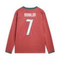 26 world cup portugal home long sleeves printed with number 7