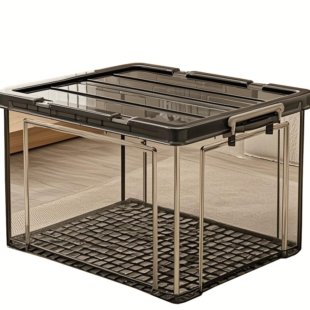 Good Helper Large Capacity Transparent Storage Box Household Wardrobe Clothes Plastic Box Toy Trunk Storage Box