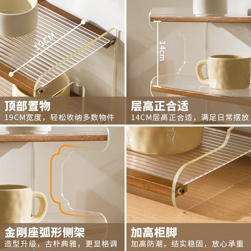 Desktop Storage Rack Household Table Storage Rack Dining Table Fit Rack Desk Multi-layer Bookshelf Office Desk Layered Shelf