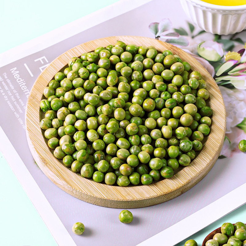 [Full box of 4OO bags] garlic fragrant green beans green peas casual snacks wholesale nuts fried goods individually packaged