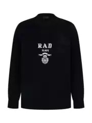 P's Autumn and Winter Round Neck Long-Sleeved Knitwear Letter Jacquard P's Logo Knitwear Men's Casual Top Woolen Knitwear