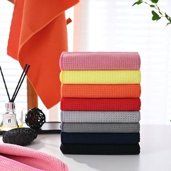 Absorbent Household Pineapple Grids Quick-Drying Towel Kitchen Soft High-End Multifunctional Dish Towel Wholesale Solid Color Tea Towel