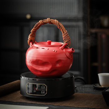 Fanshantang soda glaze tea pot large purple sand kettle open fire electric ceramic stove household beam boiling kettle