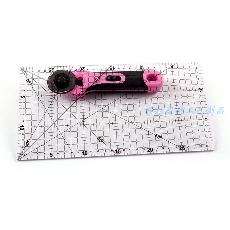 Factory wholesale acrylic ruler ruler customized logo transparent ruler 15cm clothing ruler tailor patchwork ruler