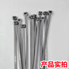 Silver Gray Nylon Cable Ties Wholesale Silver Self-Locking Plastic Ties 4*400*5*300mm Gray Cable Ties