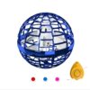 Cross-Border Same Style Induction Spinning Ball Magic Ufo Luminous Ball Magic Black Technology Fingertip Gyro Decompression Toy