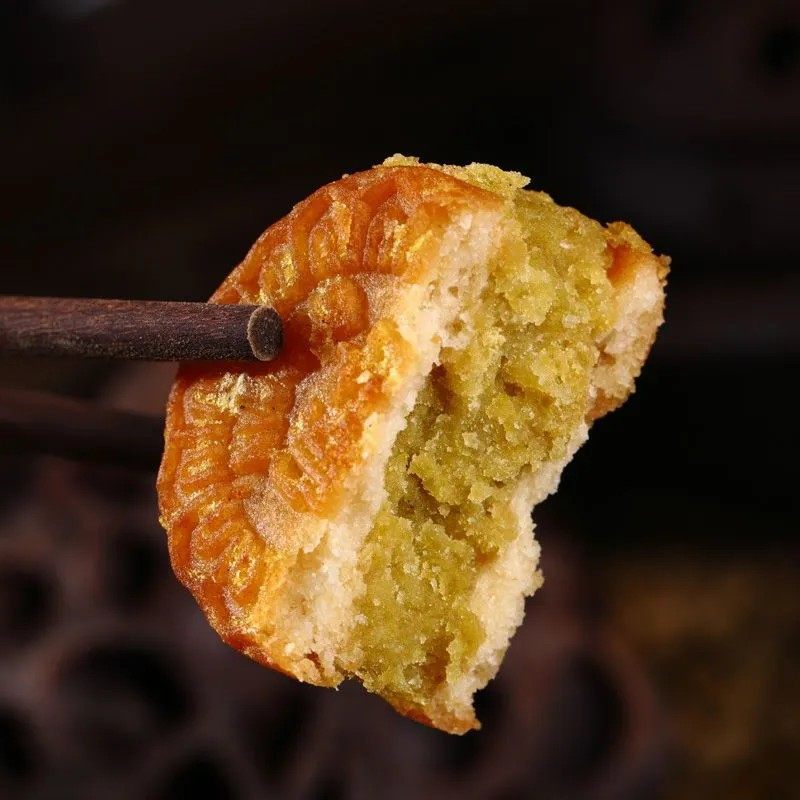 140G/Box Freshly Made Fresh 0-Dehydrogenated Mung Bean Pie Chestnut Crisp Mung Bean Cake Popular Snack Pastry