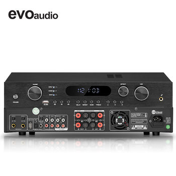 Card Package Power Amplifier Professional Power Amplifier Two-Channel Bluetooth High-Power Professional Ktv Home Theater Conference Power Amplifier