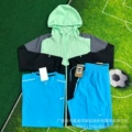 K06 black-green + Mercury stripe aqua blue + 218 aqua blue