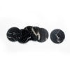 Black White Root Round Surface Custom Natural Marble Watch Dial Parts Special Material Semi Precious Stone Accessories