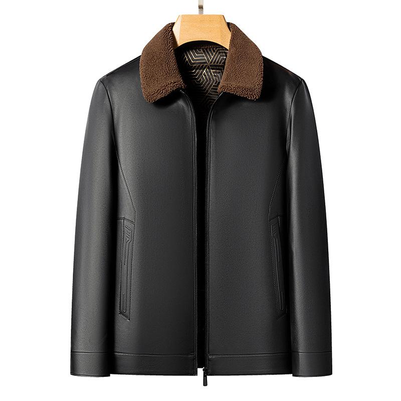 Áo Khoác Nam Kín Cổ Hàng Mùa Xuân Thu Đông Trung Niên