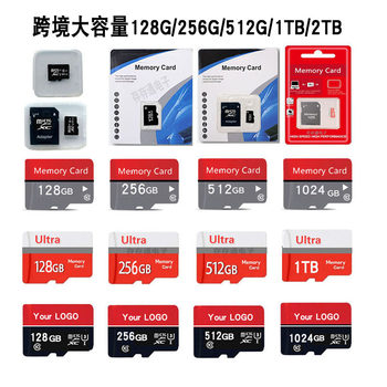 Memory Card 256g Tf Card 64g 1Tb Cross-Border Upgrade Card 128g Monitoring Recorder High Quality Storage Card