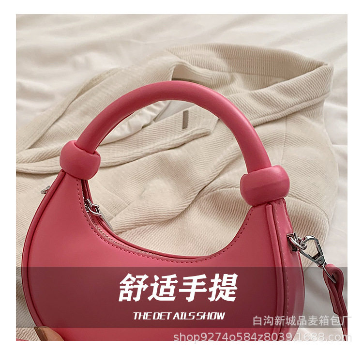 French Niche Elegant Handheld Small Bag Women's Bag New Trendy Fashion Shoulder Bag Foreign Style Crossbody Dumpling Bag 13 O1CN01wPy3vQ2HKyDPvgxET !!2215913929133 0 cib
