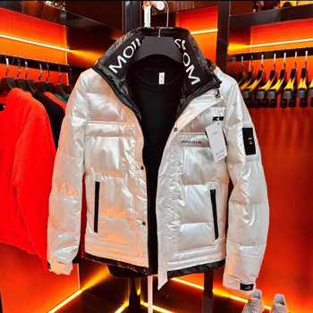 Down Jacket Men's 2025 New Glossy Short Autumn and Winter Hooded Thickeneded Warm Casual Youth Large Size Jacket Trendy