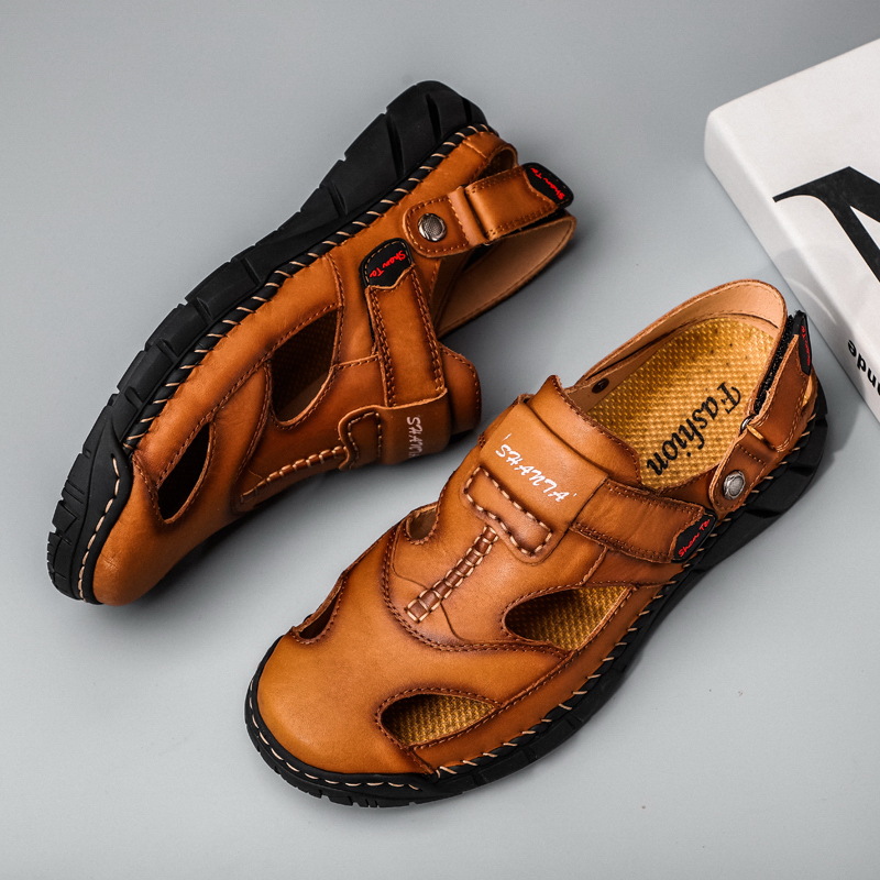 (Mới) Mã A0941 Giá 720K: Giày Dép Sandal Nam Tunenz Hàng Mùa Hè Thoáng Khí Giày Dép Nam Chất Liệu Da Bò G02 Sản Phẩm Mới, (Miễn Phí Vận Chuyển Toàn Quốc).