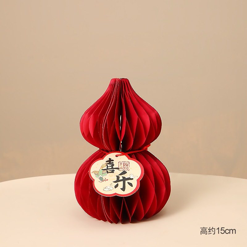 马年新年装饰2026新款创意葫芦家用玄关春节过年场景布置摆件用品