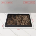 O tiger skin horse hair rectangular 40*30*3cm