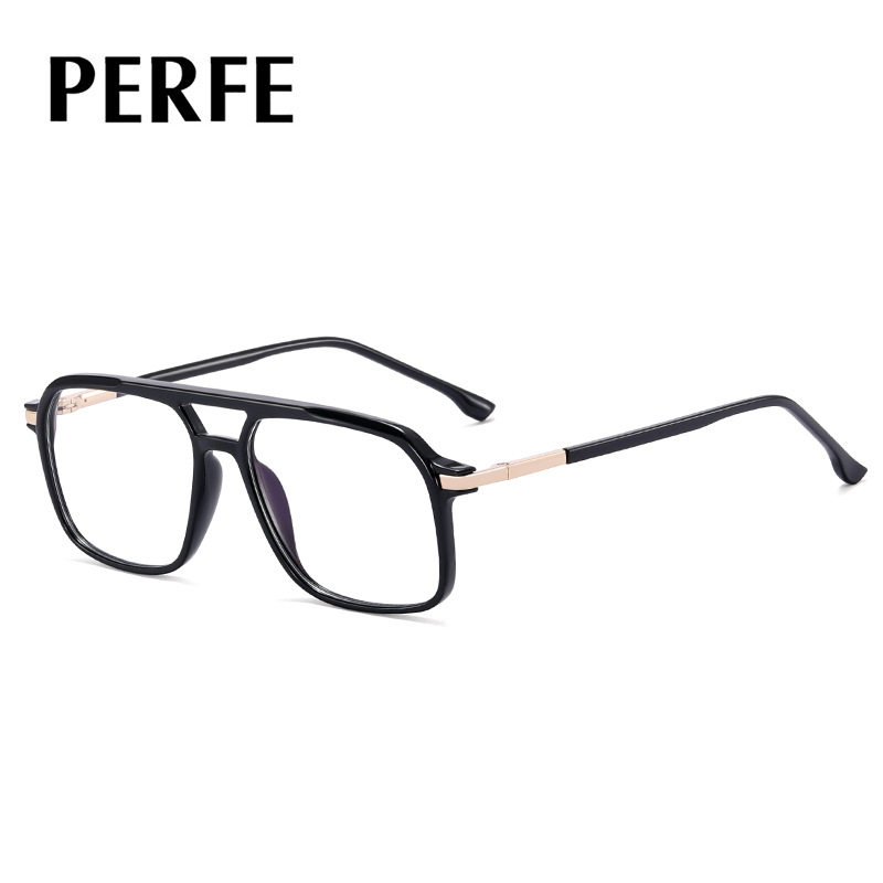 95365 foreign trade classic hot selling TR90 men's optical mirror double nose spring foot comfortable glasses frame can be equipped with glasses