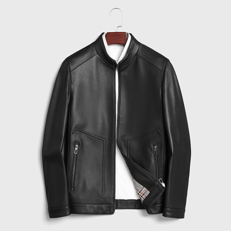 Áo Da Nam Chất Liệu Da Bò Hàng Mùa Xuân Thu Đông