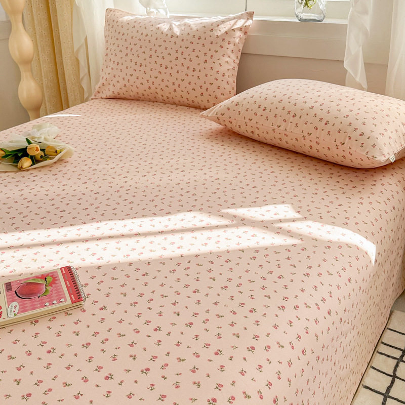 ローズガーデン [純綿の古い粗い布、快適で通気性のある]