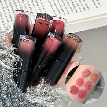 HERORANGE ~ Qin micro-touch lip moisturizing lip glaze multi-use liquid makeup color low saturation pure want to moisturize lip gloss women
