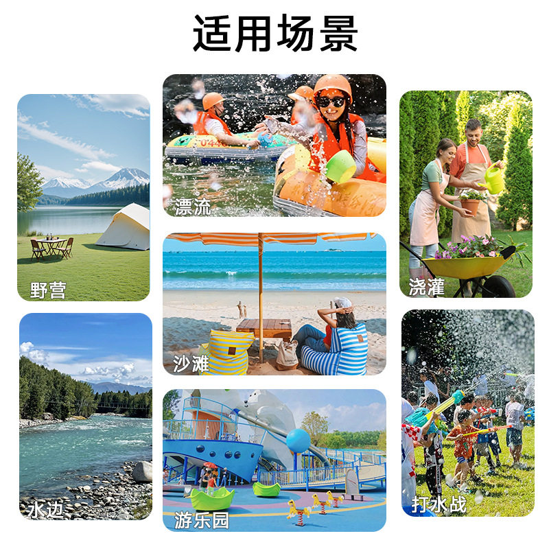 玩具水枪儿童水抢抽拉式漂流烟火花水枪批发地摊水抽夏日玩水玩具