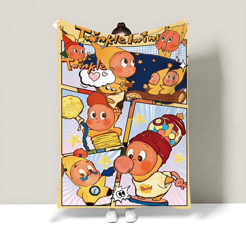 Star Man Anime Flannel Blanket Cover Quilt Lunch Break Nap Air Conditioning Blanket Office Home Sofa Blanket