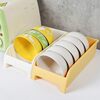 Kitchen Drain Dish Storage Rack Cabinet Single-Layer Dish Storage Rack Household Small Partition Storage Box