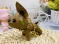 Yellow flower french bulldog