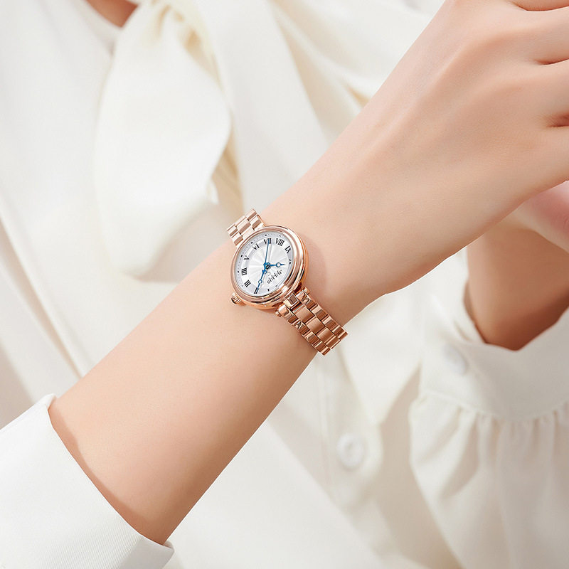 JULIUS Poly Watch Women's 2024 Niche Retro Small Round Watch Quartz Waterproof Women's Watch JA-1480