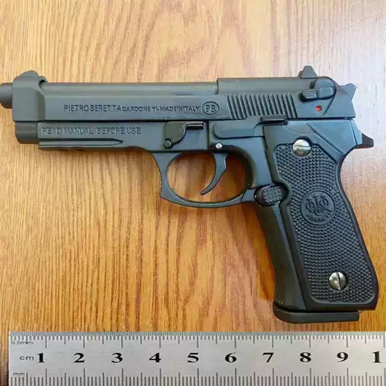 Alloy Model 1:2.05 Seiko 92A1 Alloy Model Metal Toy Pistol Cannot Be Fired