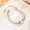 7771 arc de triomphe bracelet silver