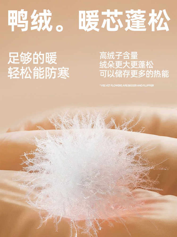 Camel HJCAMEL Men's Down Jacket Winter Fashionable Lightweight Windproof Thickened Warm Casual All-match Collar Jacket