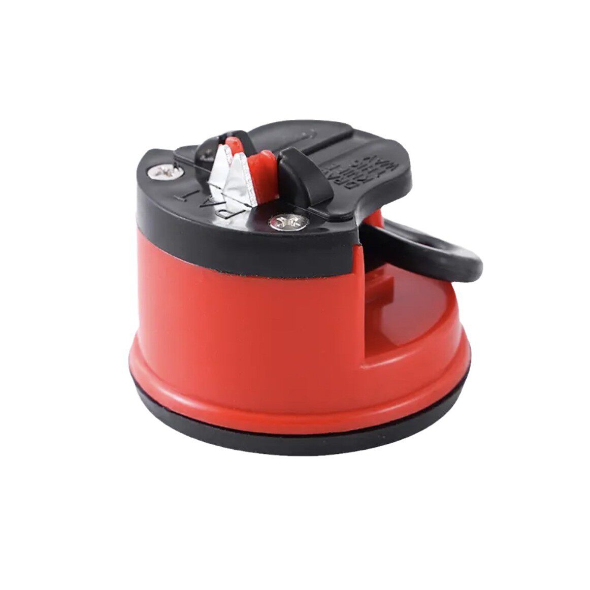 Household kitchen mini suction cup sharpener tungsten steel double-sided sharpening stone sharpener with suction cup positioning sharpening tool