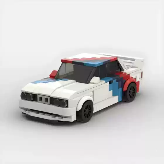 Cross-Border Wholesale Hot-Selling Racing Car M3 Model Moc Small Particle Educational Assembly Building Block Toys