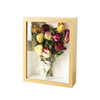 Three-Dimensional Hollow Photo Frame Wall Hanging Wooden Dried Flower Photo Frame High-End Handmade Immortal Flower Framed Crafts Wholesale
