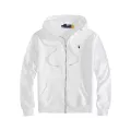 W001-a fleece sweatshirt white
