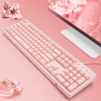 Sensoni mechanical feel mute keyboard wired office typing luminous Desktop usb e-sports chicken game