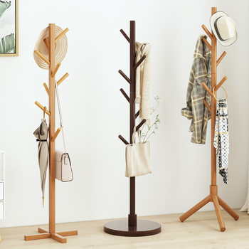Coat Rack Floor-Standing Bedroom Clothes Rack Does Not Occupy Space Clothes Rack Household Simple Living Room Clothes Rack Storage Rack